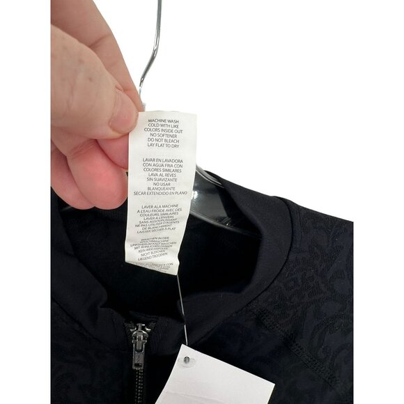 Fabletics Half Zip Patterned Womens Ivy Mini Dress Size S‎ Witchy Goth Grunge - Picture 4 of 8